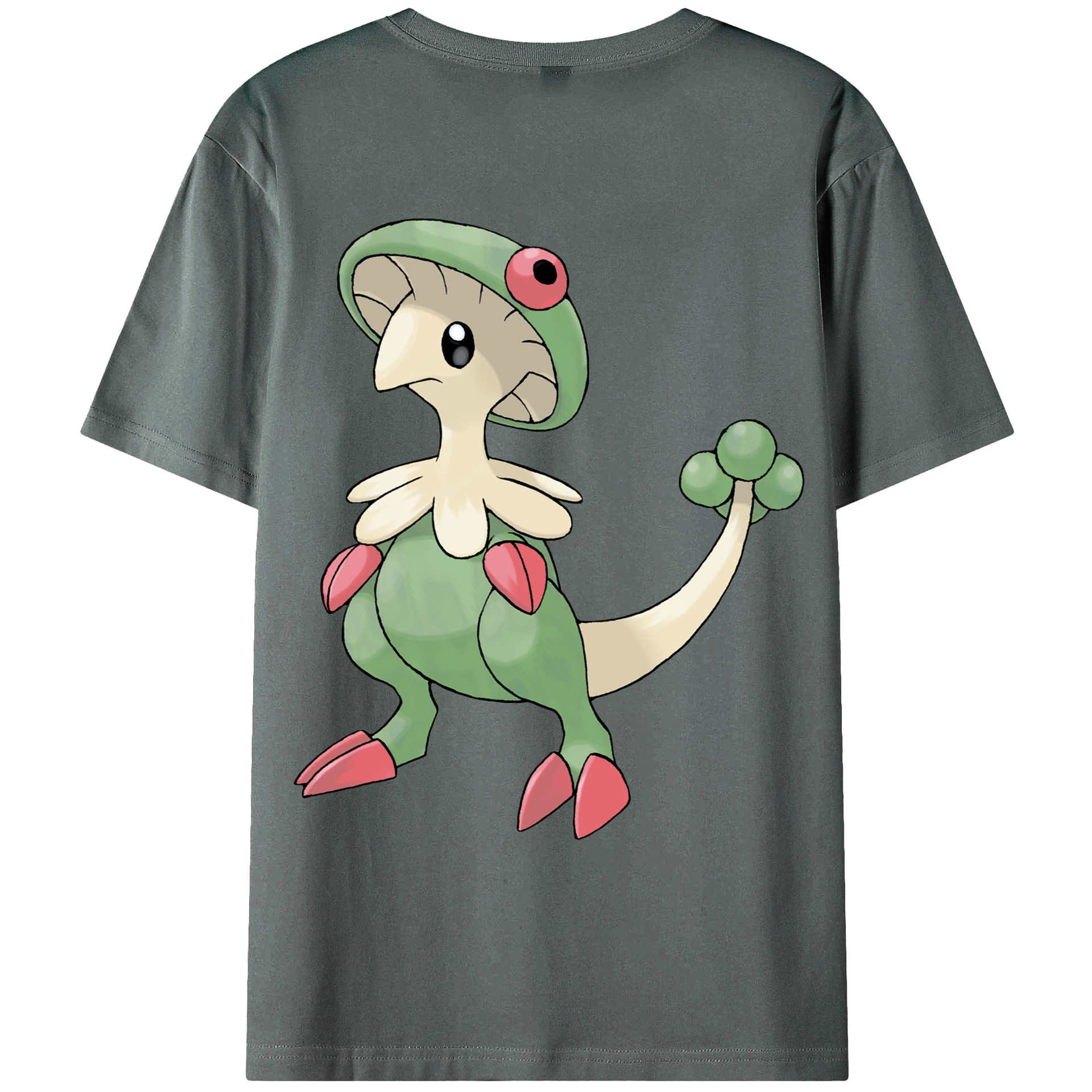 （画像用） ポケットモンスター Pokémon 綿100％ メンズ半袖Tシャツ（バックプリント） 通気性